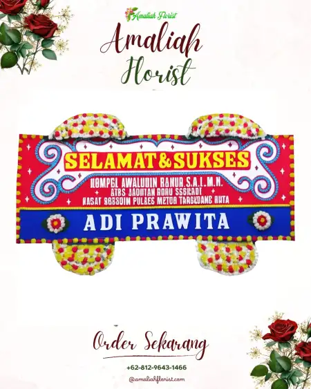 Papan Bunga Ucapan Selamat Sumberdadap